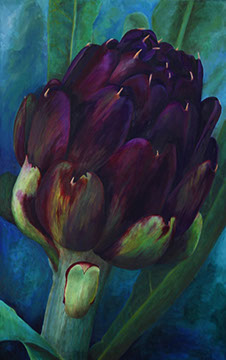 Art-I-Choke - Oil on Canvas - Vicki Dodge