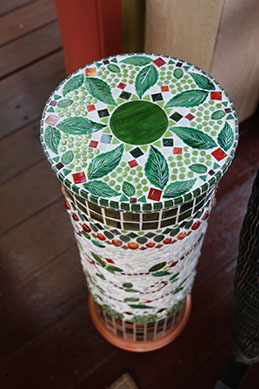 Vicki in Vickiworld Mosaic Studio