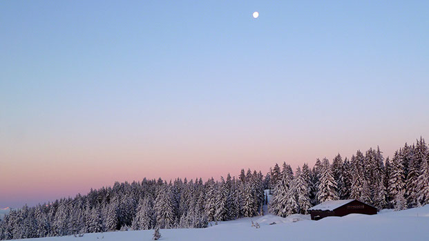 Moonset at Crater Lake - Mark Dodge